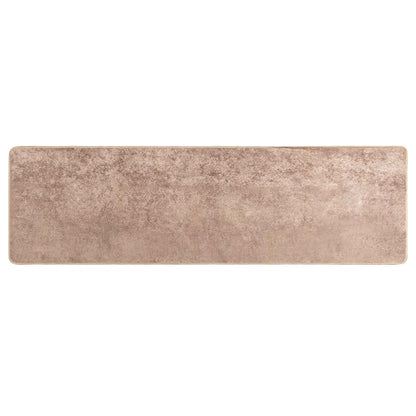 Rug Runner MARSA Sand 50 x 200 cm Polyester and PVC