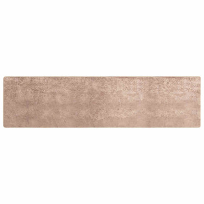 Rug Runner MARSA Sand 50 x 250 cm Polyester and PVC