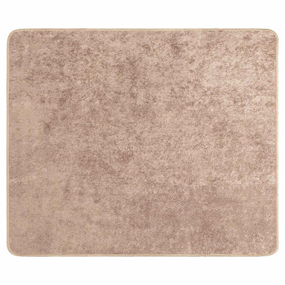 Rug Runner MARSA Sand 80 x 100 cm Polyester and PVC
