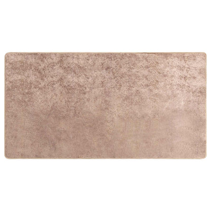 Rug Runner MARSA Sand 80 x 150 cm Polyester and PVC