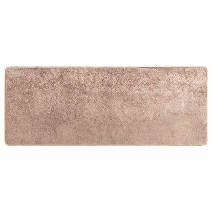 Rug Runner MARSA Sand 80 x 200 cm Polyester and PVC