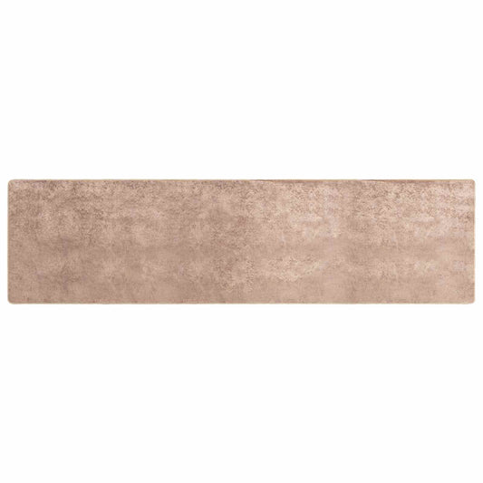 Rug Runner MARSA Sand 80 x 300 cm Polyester and PVC