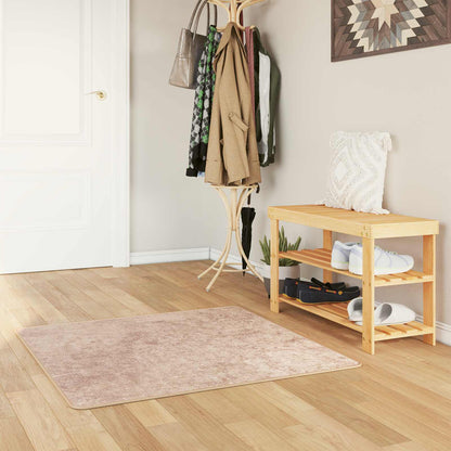 Rug Runner MARSA Sand 100 x 100 cm Polyester and PVC