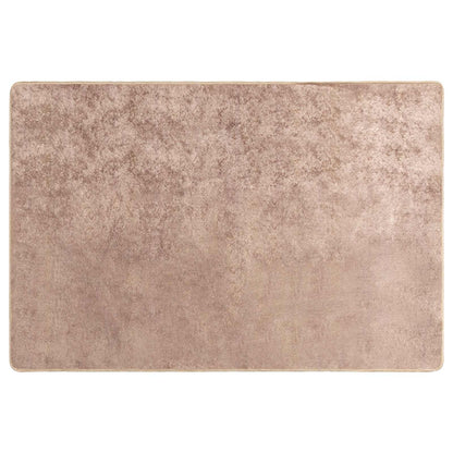 Rug Runner MARSA Sand 100 x 150 cm Polyester and PVC