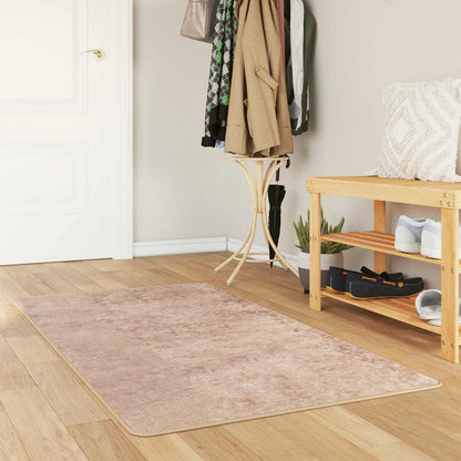 Rug Runner MARSA Sand 100 x 200 cm Polyester and PVC