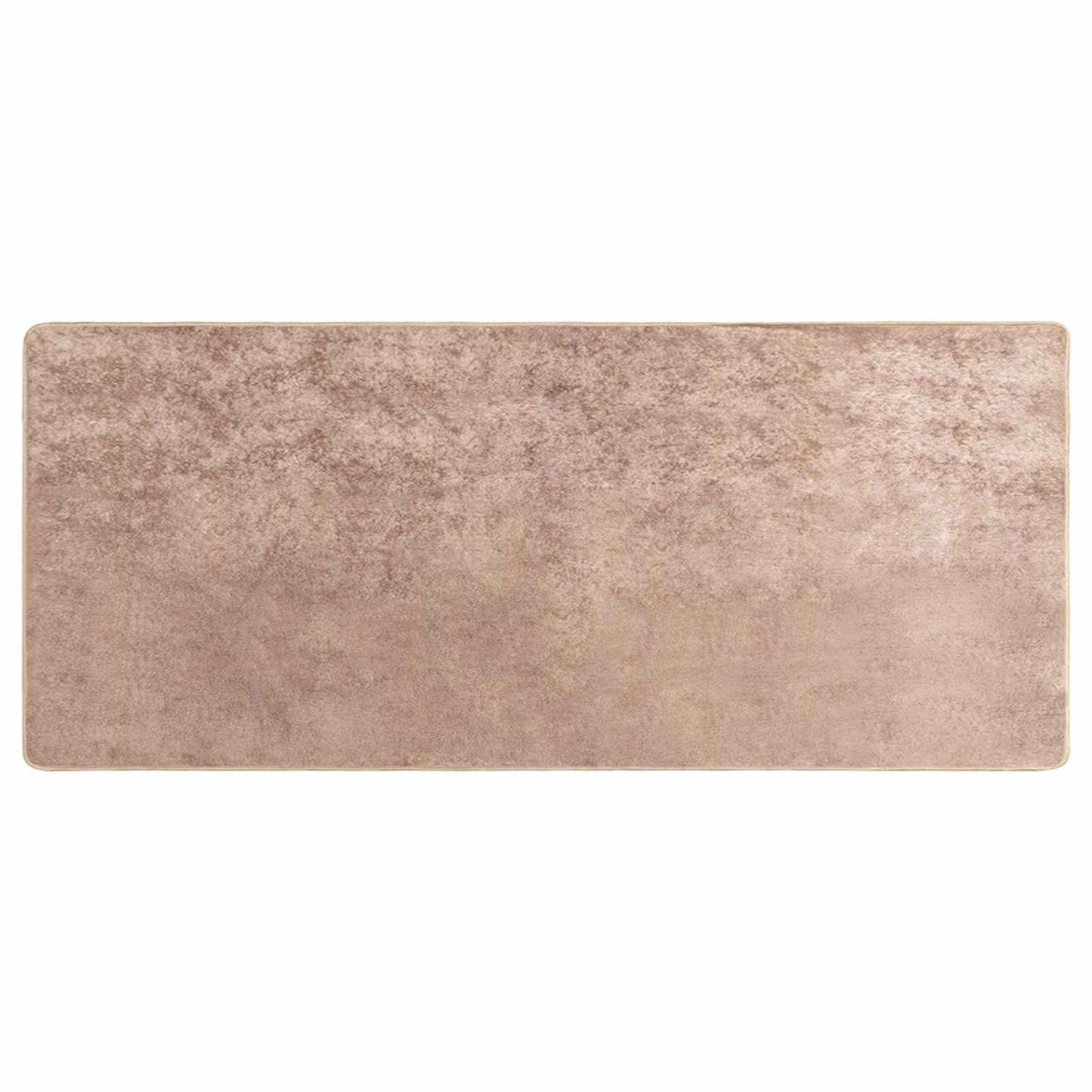 Rug Runner MARSA Sand 100 x 200 cm Polyester and PVC