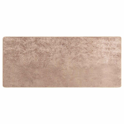Rug Runner MARSA Sand 100 x 200 cm Polyester and PVC