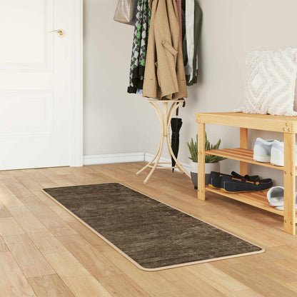 Rug Runner MARSA Forest Green 50 x 200 cm Polyester and PVC
