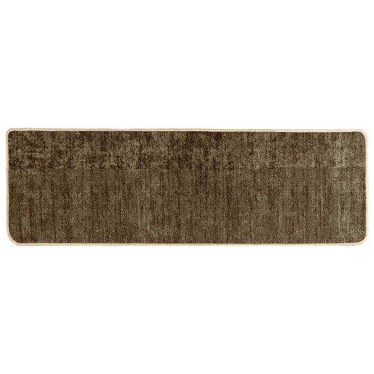 Rug Runner MARSA Forest Green 100 x 350 cm Polyester and PVC