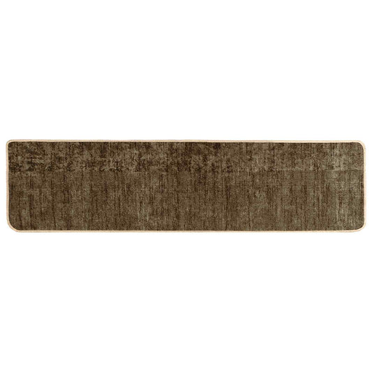 Rug Runner MARSA Forest Green 100 x 450 cm Polyester and PVC