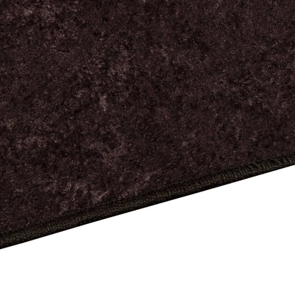 Rug Runner MARSA Anthracite 50 x 150 cm Polyester and PVC