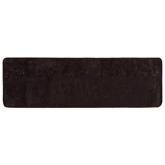 Rug Runner MARSA Anthracite 50 x 150 cm Polyester and PVC