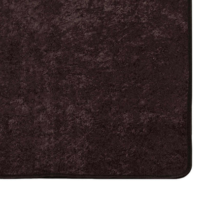 Rug Runner MARSA Anthracite 50 x 200 cm Polyester and PVC