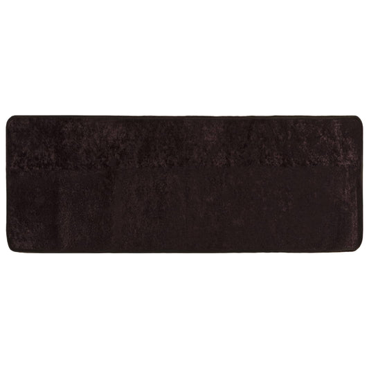 Rug Runner MARSA Anthracite 80 x 200 cm Polyester and PVC