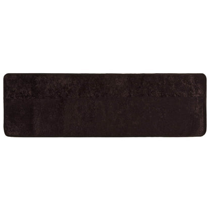 Rug Runner MARSA Anthracite 80 x 250 cm Polyester and PVC