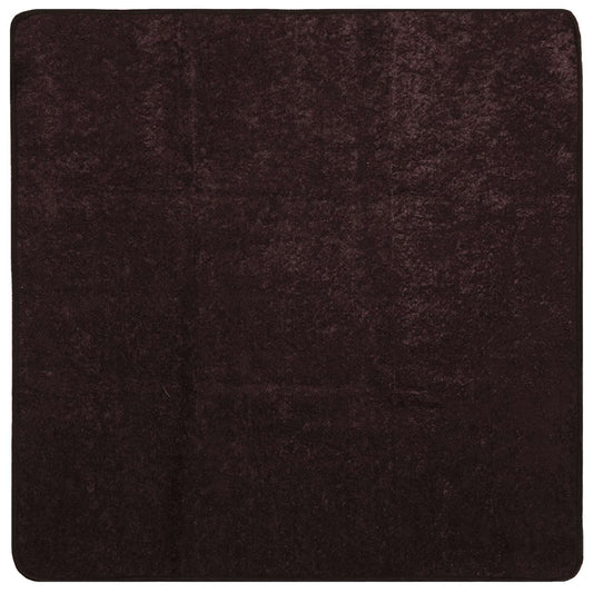 Rug Runner MARSA Anthracite 100 x 100 cm Polyester and PVC