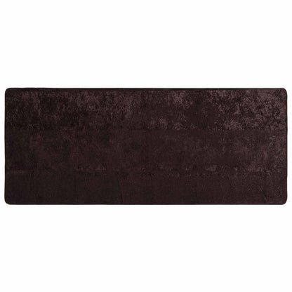 Rug Runner MARSA Anthracite 100 x 200 cm Polyester and PVC