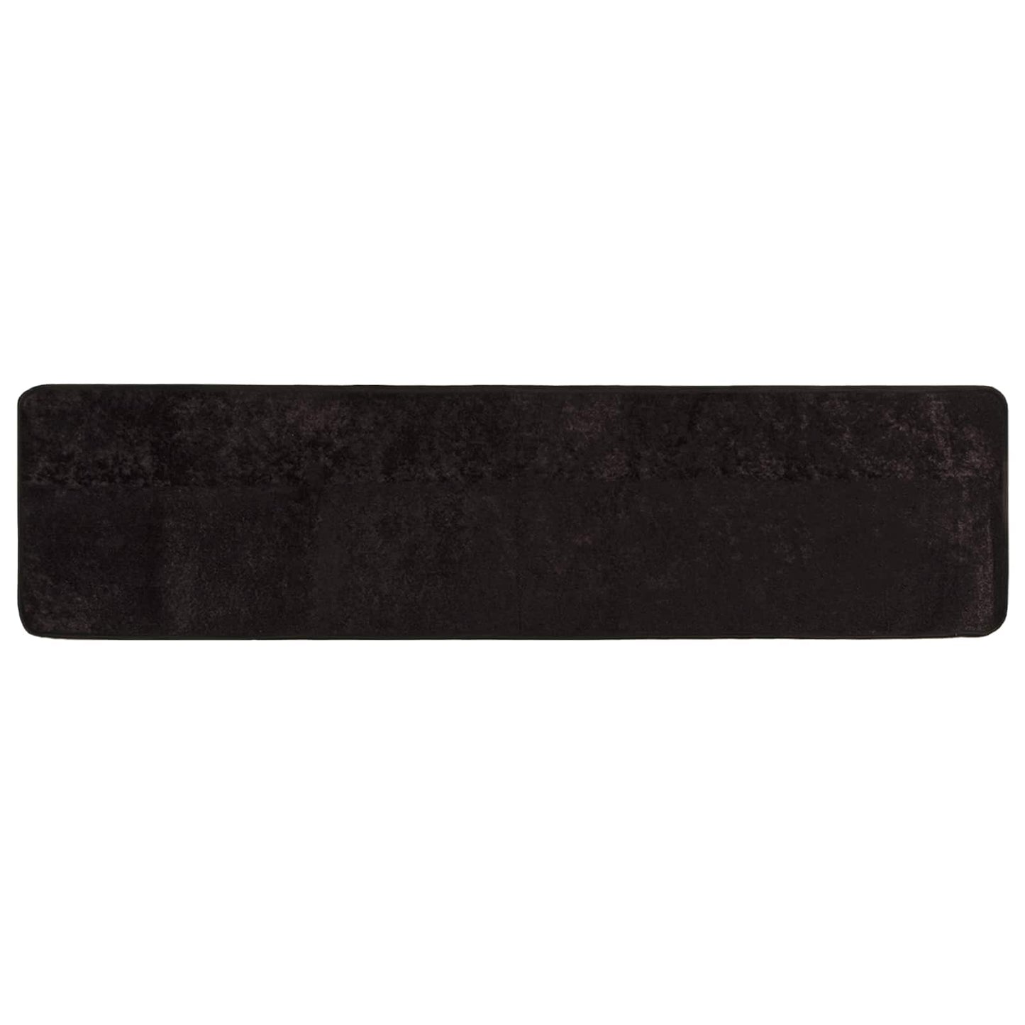 Rug Runner MARSA Anthracite 100 x 450 cm Polyester and PVC
