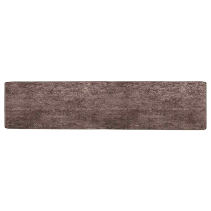 Rug Runner MARSA Grey 50 x 300 cm Polyester and PVC