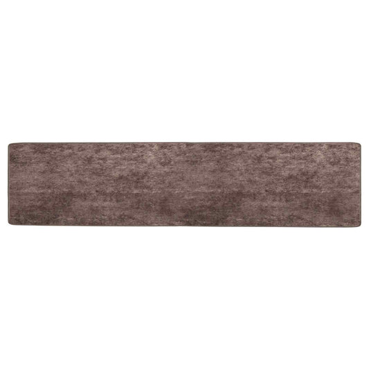 Rug Runner MARSA Grey 50 x 300 cm Polyester and PVC