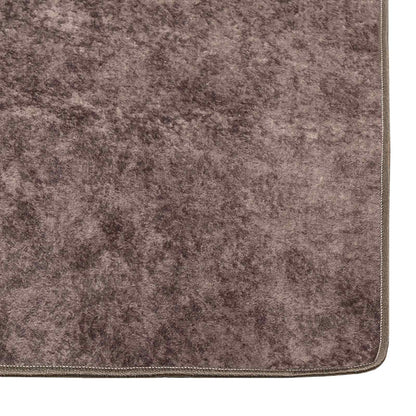 Rug Runner MARSA Grey 100 x 100 cm Polyester and PVC