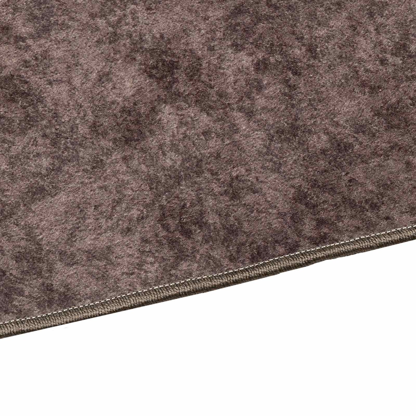Rug Runner MARSA Grey 100 x 400 cm Polyester and PVC