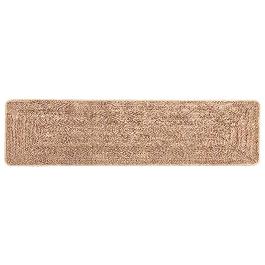 Rug Runner MARSA Brown 50 x 300 cm Polyester and PVC