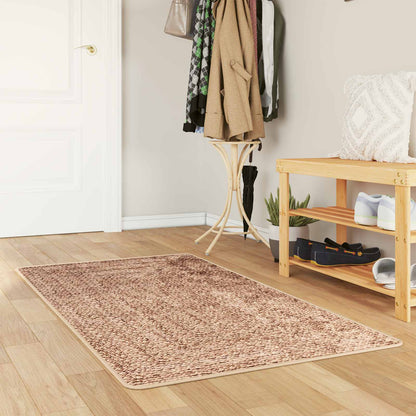 Rug Runner MARSA Yellow 80 x 200 cm Polyester and PVC