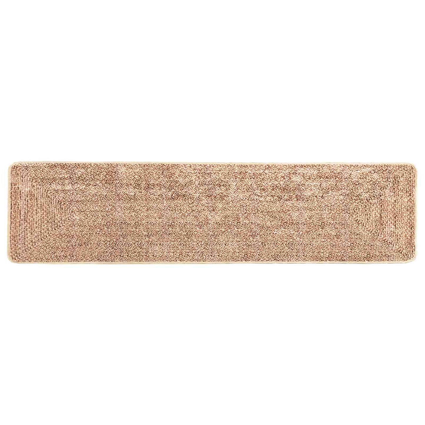 Rug Runner MARSA Yellow 80 x 450 cm Polyester and PVC