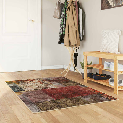 Rug Runner MARSA Multicolour 80 x 200 cm Polyester and PVC