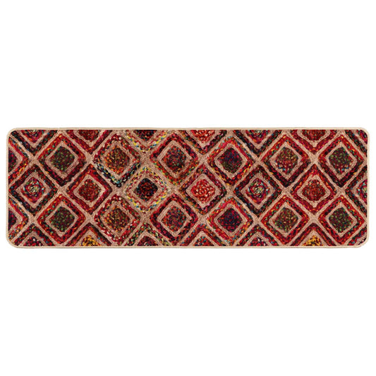 Rug Runner MARSA Multicolour 50 x 100 cm Polyester and PVC