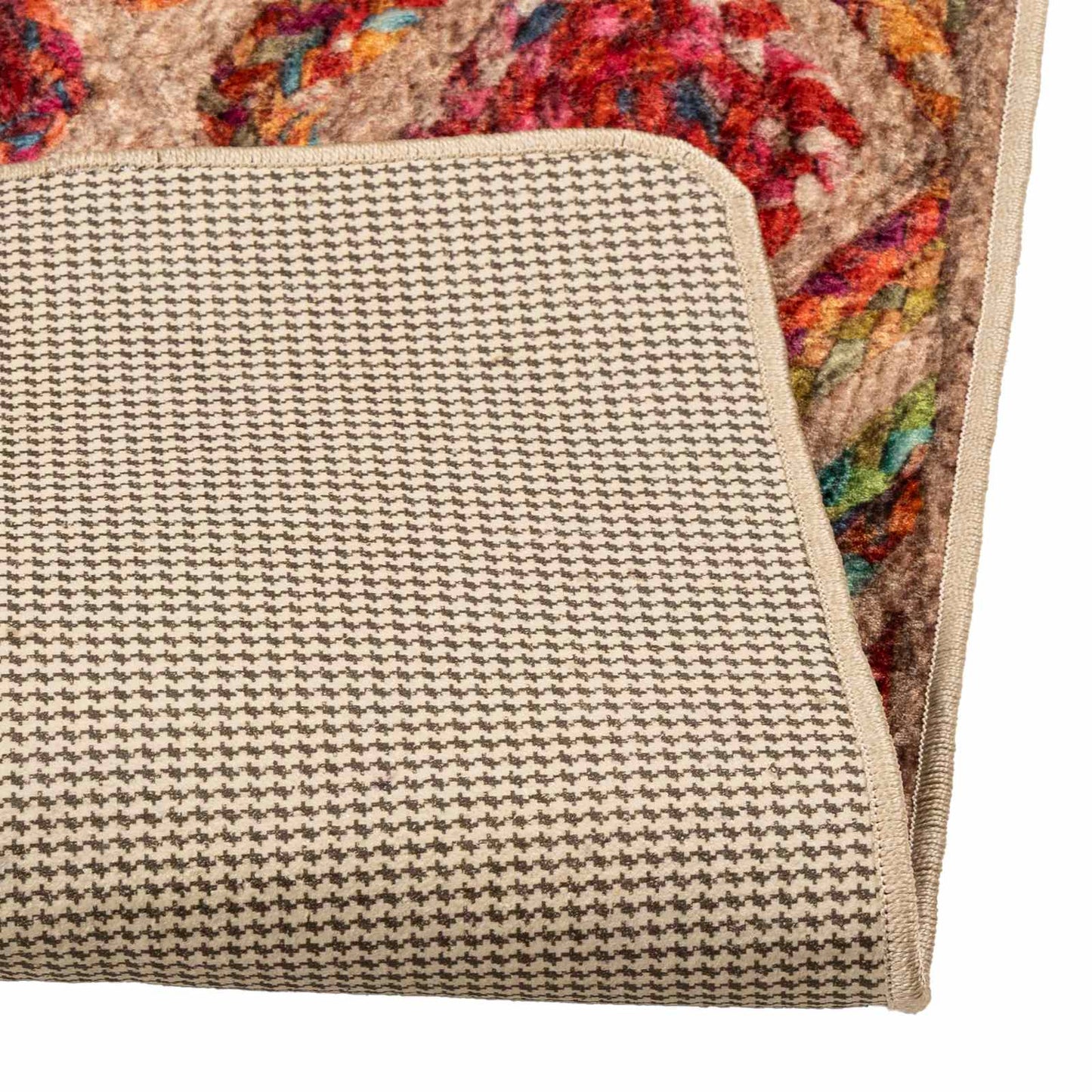 Rug Runner MARSA Multicolour 50 x 150 cm Polyester and PVC