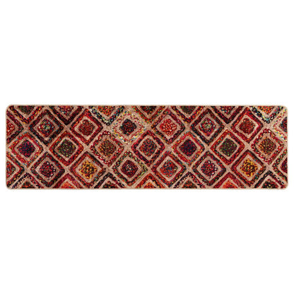 Rug Runner MARSA Multicolour 50 x 200 cm Polyester and PVC