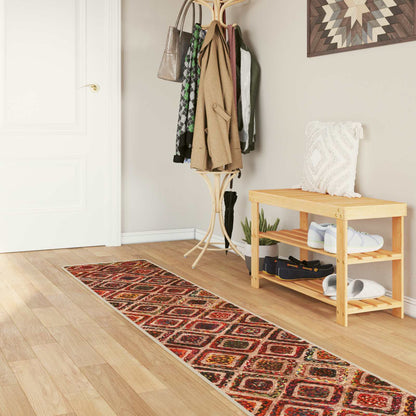 Rug Runner MARSA Multicolour 50 x 350 cm Polyester and PVC