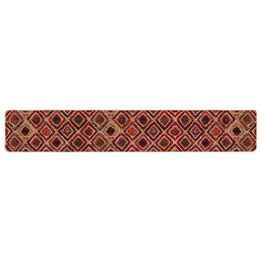 Rug Runner MARSA Multicolour 50 x 350 cm Polyester and PVC