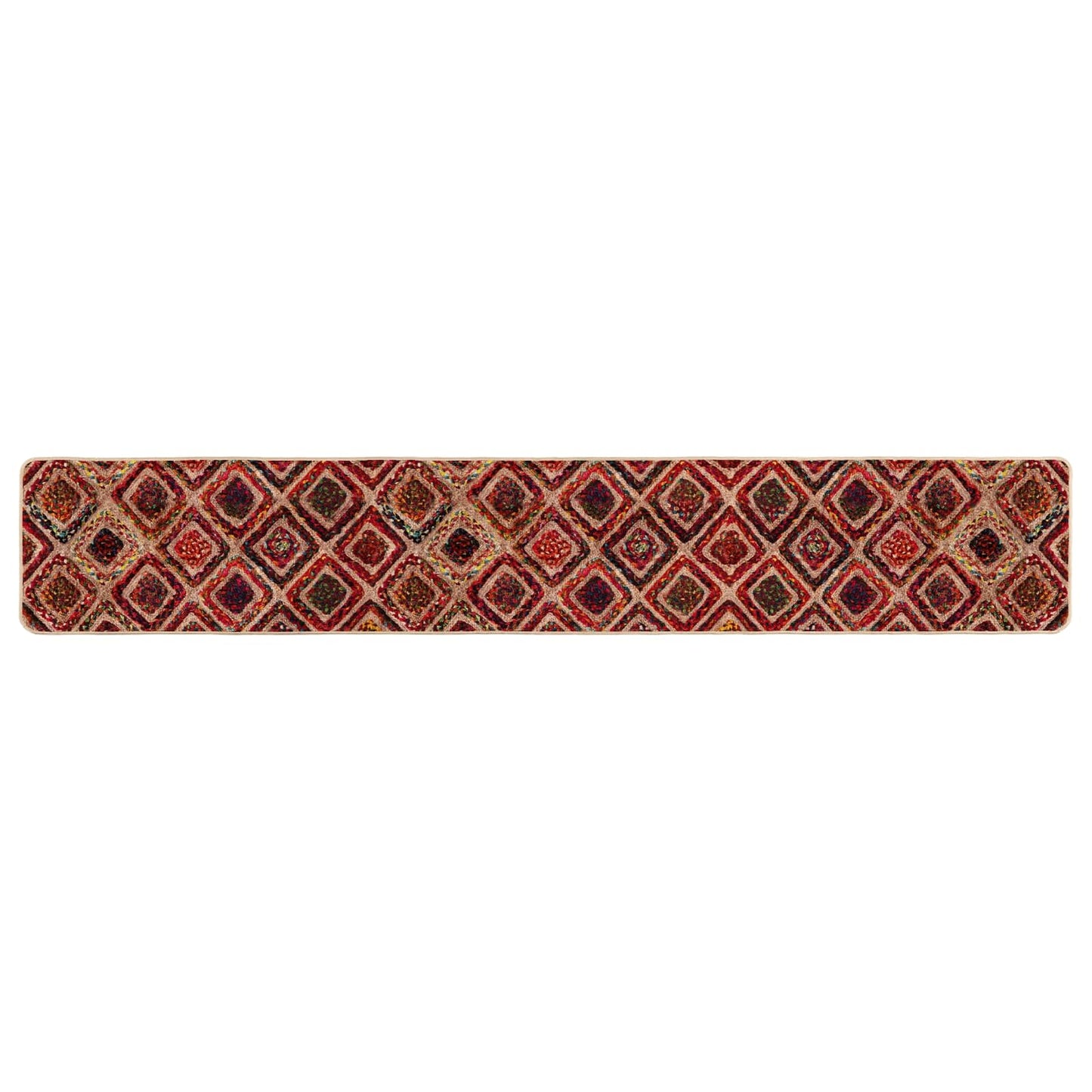 Rug Runner MARSA Multicolour 50 x 400 cm Polyester and PVC