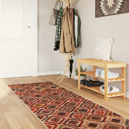 Rug Runner MARSA Multicolour 80 x 250 cm Polyester and PVC
