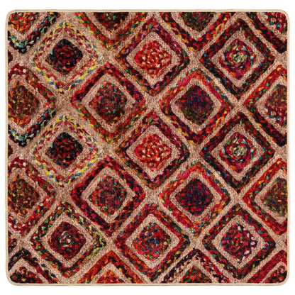 Rug Runner MARSA Multicolour 100 x 100 cm Polyester and PVC