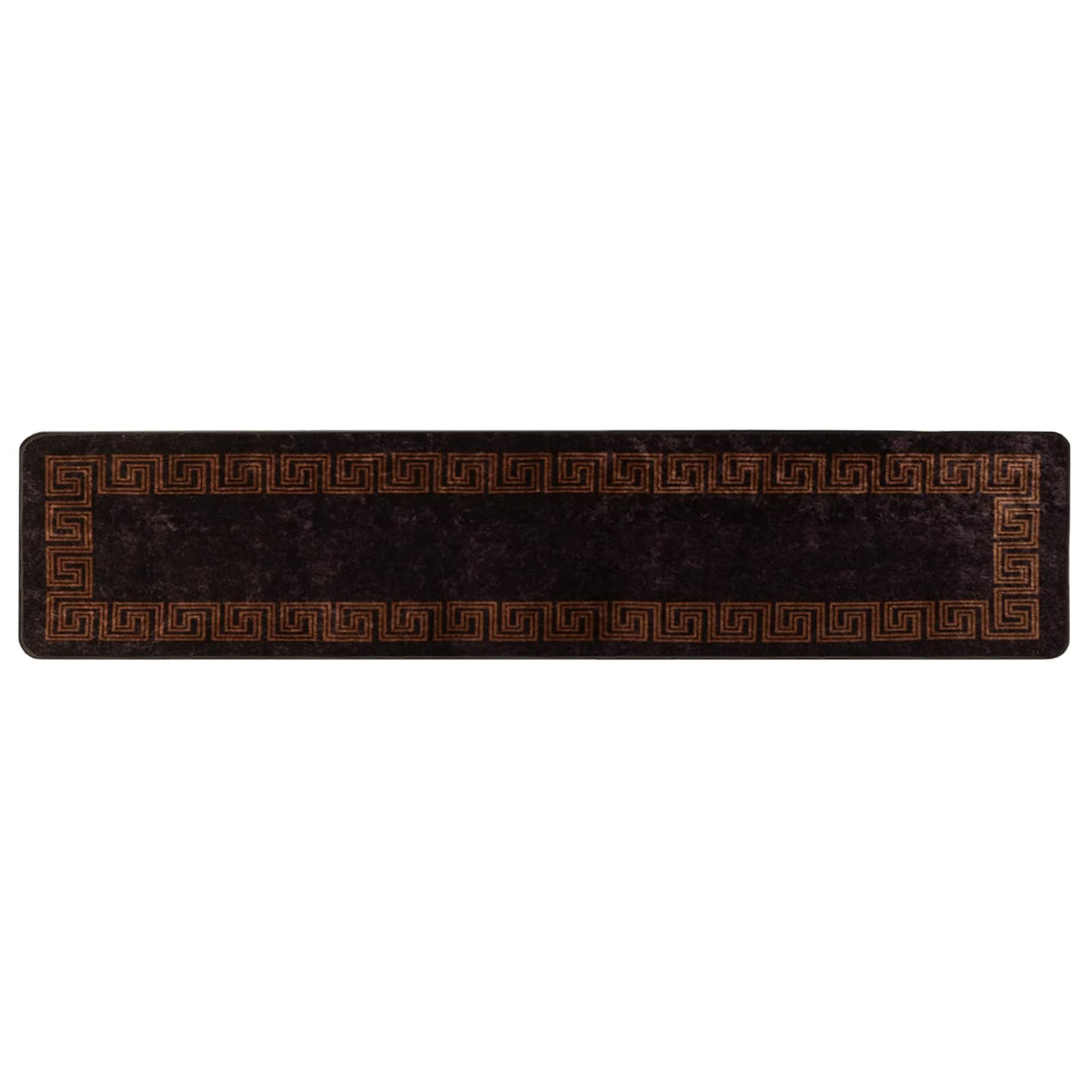Rug Runner MARSA Black 50 x 450 cm Polyester and PVC