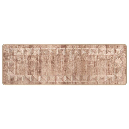 Rug Runner MARSA White 50 x 150 cm Polyester and PVC
