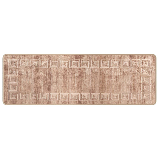 Rug Runner MARSA White 50 x 150 cm Polyester and PVC