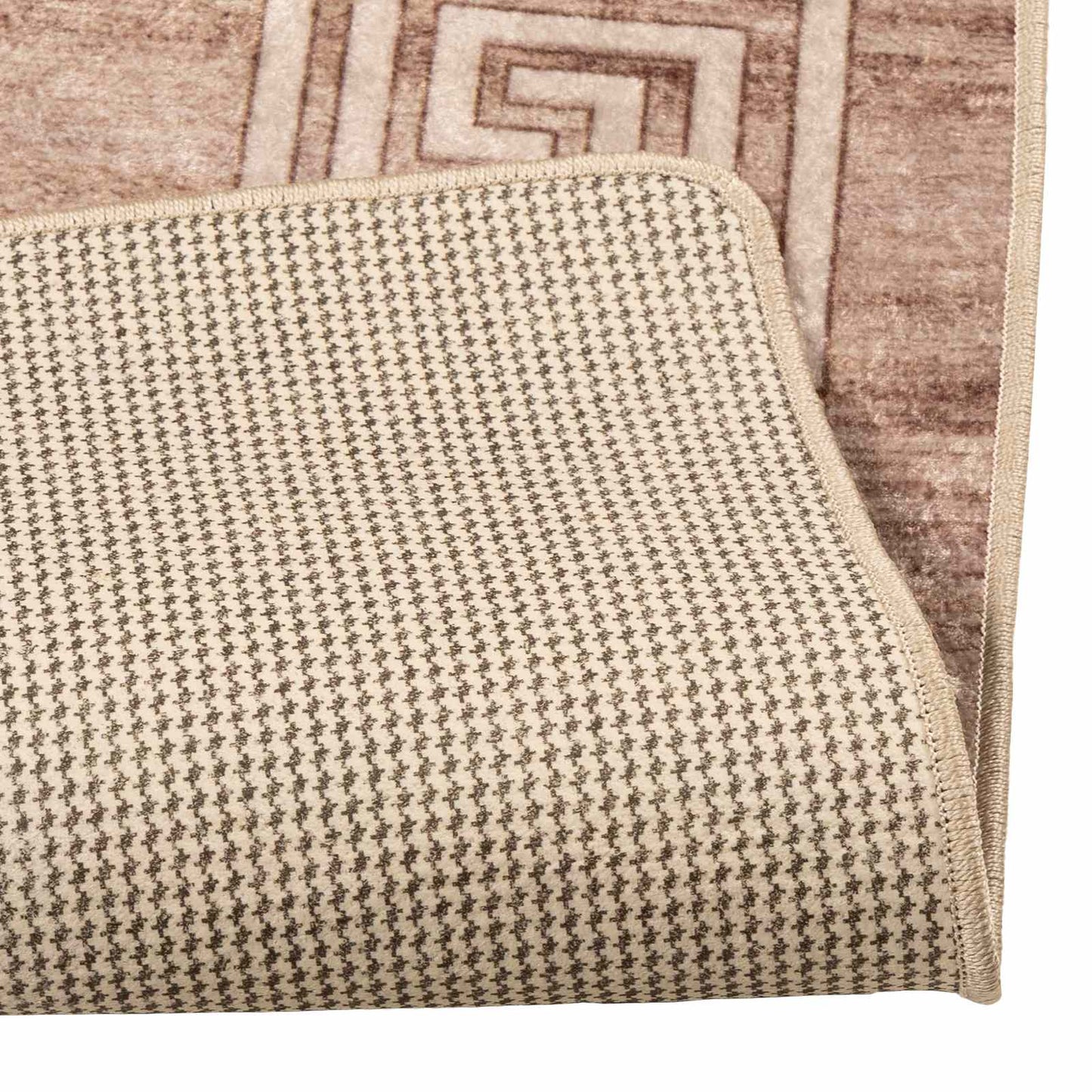 Rug Runner MARSA White 50 x 200 cm Polyester and PVC