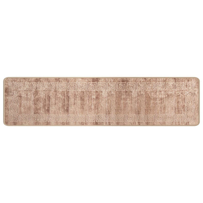 Rug Runner MARSA White 50 x 350 cm Polyester and PVC