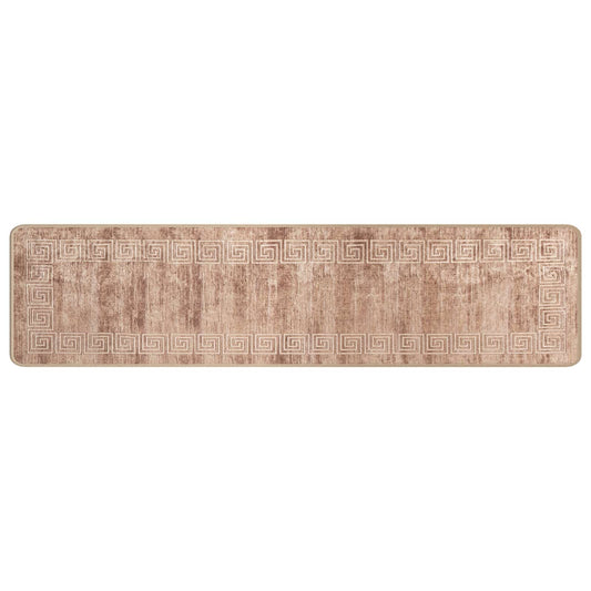 Rug Runner MARSA White 50 x 450 cm Polyester and PVC