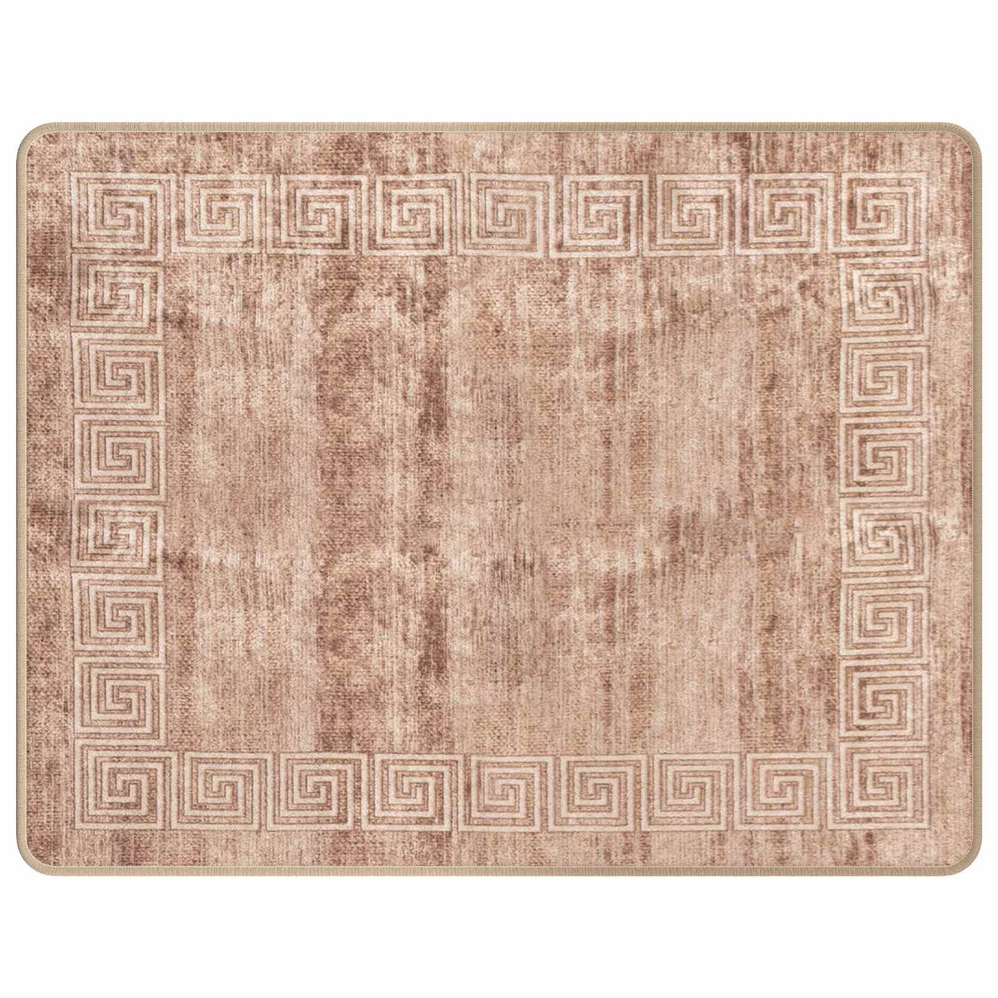 Rug Runner MARSA White 80 x 100 cm Polyester and PVC