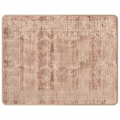 Rug Runner MARSA White 80 x 100 cm Polyester and PVC