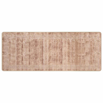 Rug Runner MARSA White 80 x 200 cm Polyester and PVC