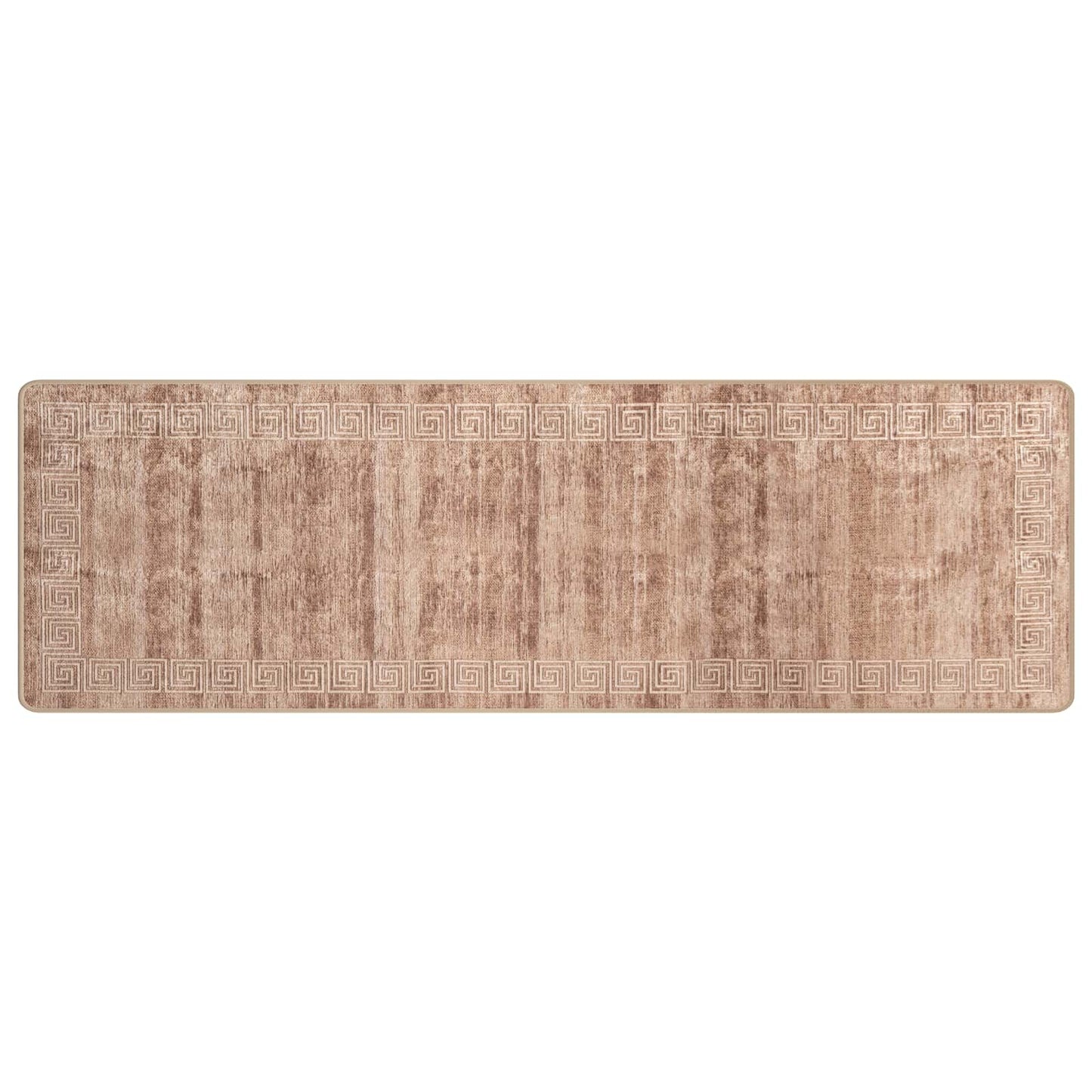 Rug Runner MARSA White 80 x 250 cm Polyester and PVC
