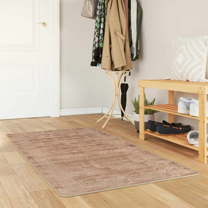 Rug Runner MARSA White 100 x 150 cm Polyester and PVC