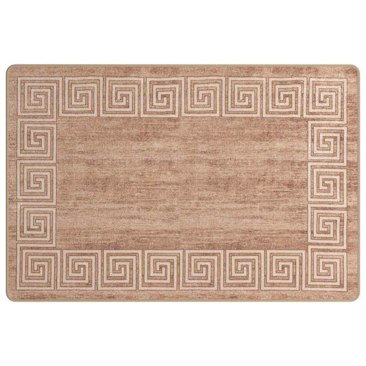 Rug Runner MARSA White 100 x 150 cm Polyester and PVC